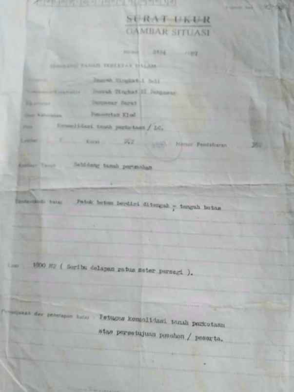 dijual tanah pemecutan kaja