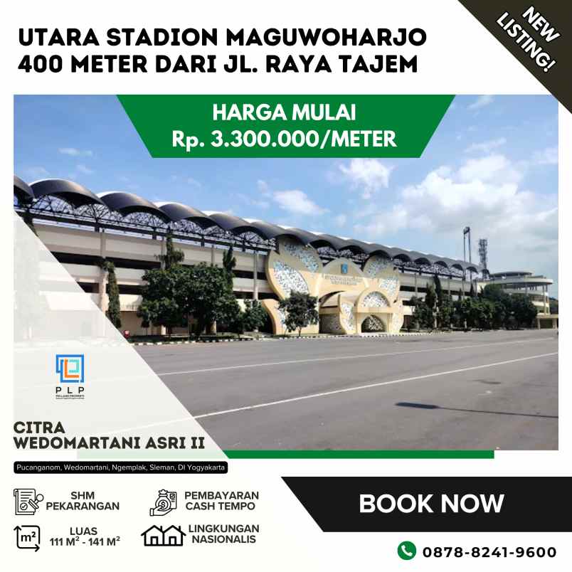 dijual tanah pucanganom wedomartani