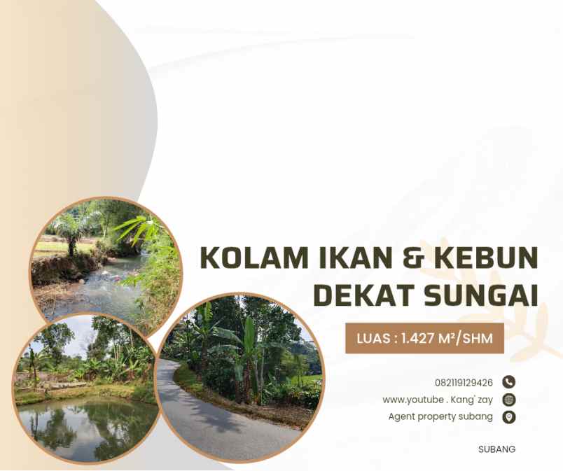 dijual tanah subang