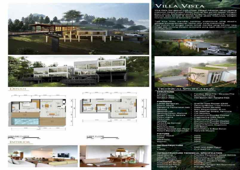 dijual villa dago pakar timur ciburial