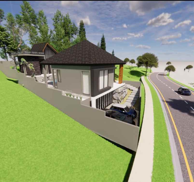 dijual villa jalan taman dayu