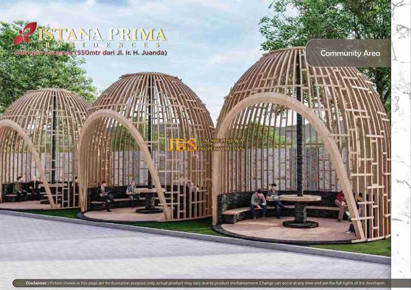 dijual villa komplek istana prima