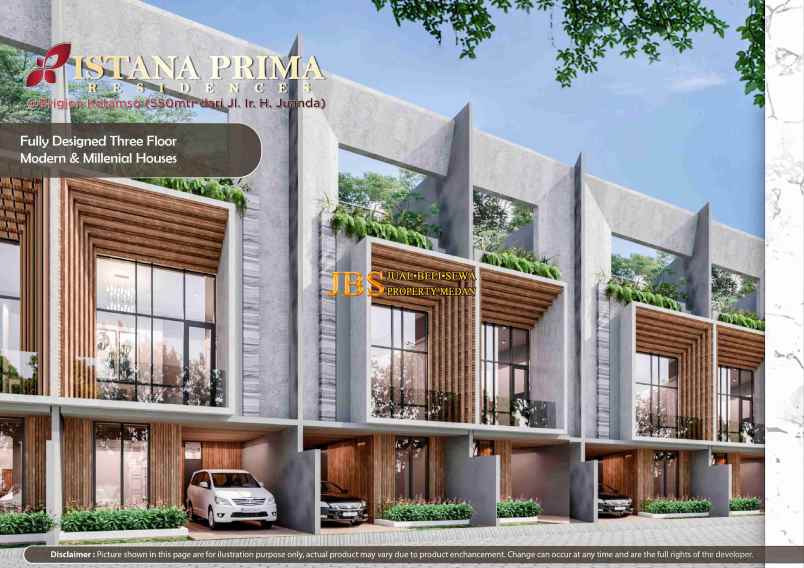 dijual villa komplek istana prima