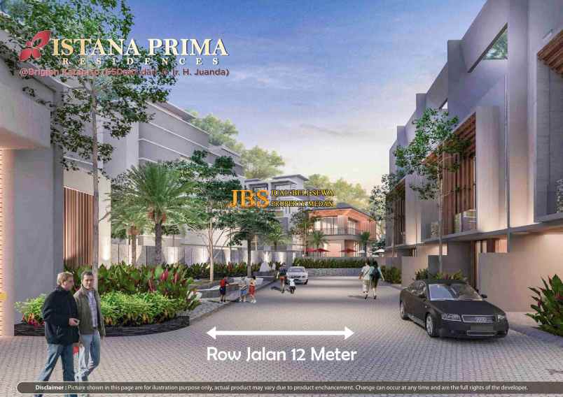 dijual villa komplek istana prima