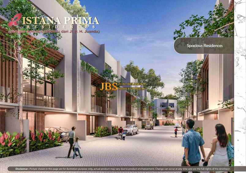 dijual villa komplek istana prima