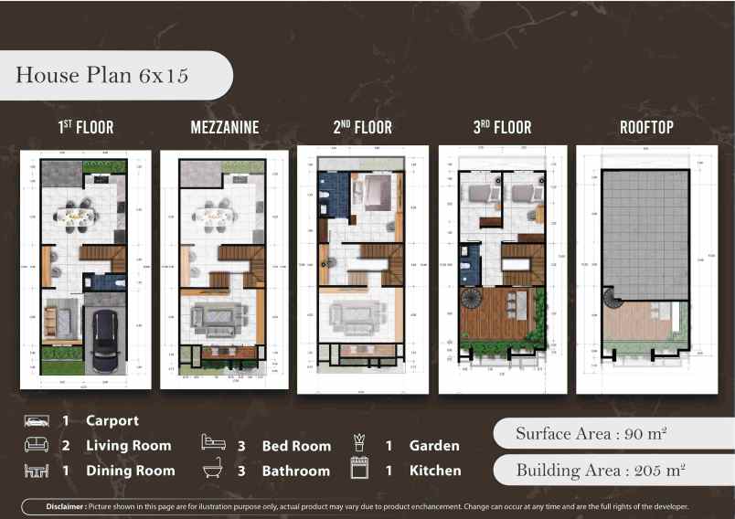 dijual villa komplek istana prima