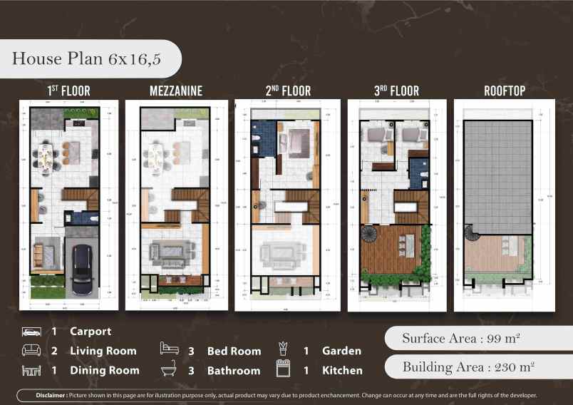 dijual villa komplek istana prima