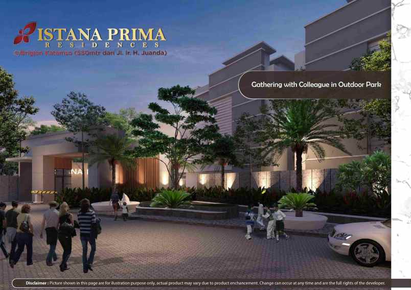 dijual villa komplek istana prima