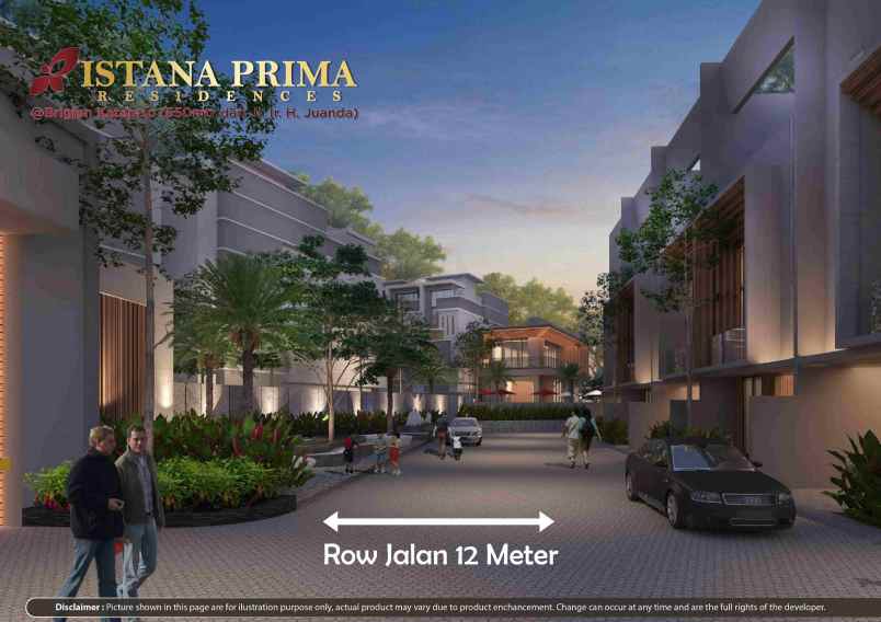dijual villa komplek istana prima