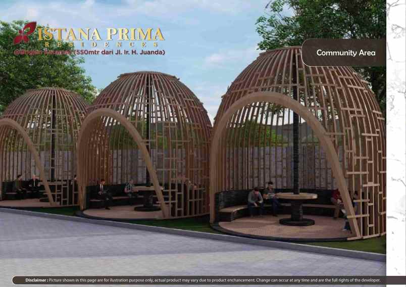 dijual villa komplek istana prima