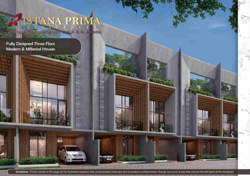 dijual villa komplek istana prima