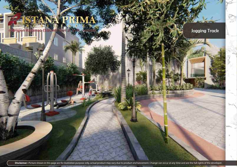 dijual villa komplek istana prima