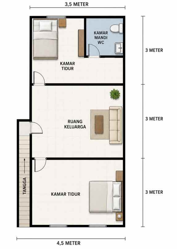 disewakan dikontrakan rumah kota bogor