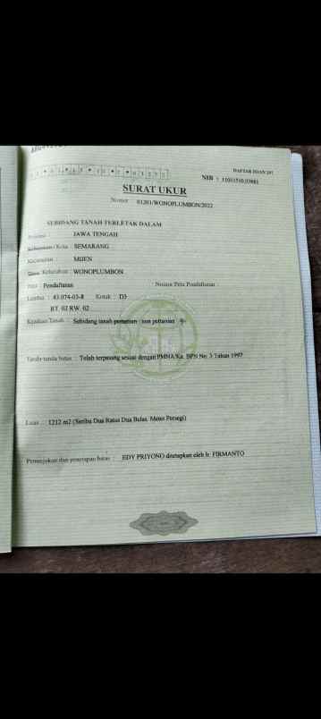 jual kebun duren murah semarang kota