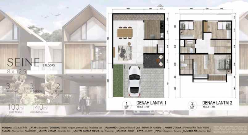 new cluster setraduta bandung 2 7m
