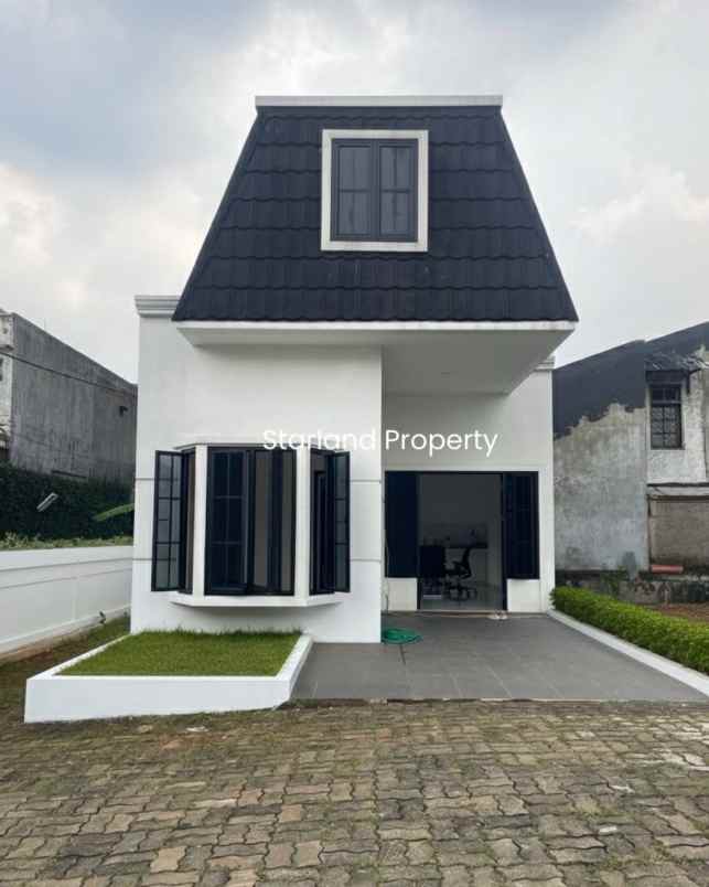 rumah 1 lantai konsep french style di rempoa ciputat