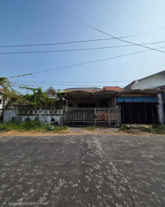 rumah babatan pantai strategis hitung tanah