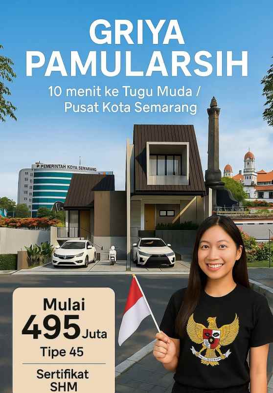 rumah baru di pamularsih semarang barat