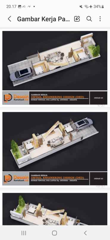 rumah baru scandinavian di billymoon pondok kelapa