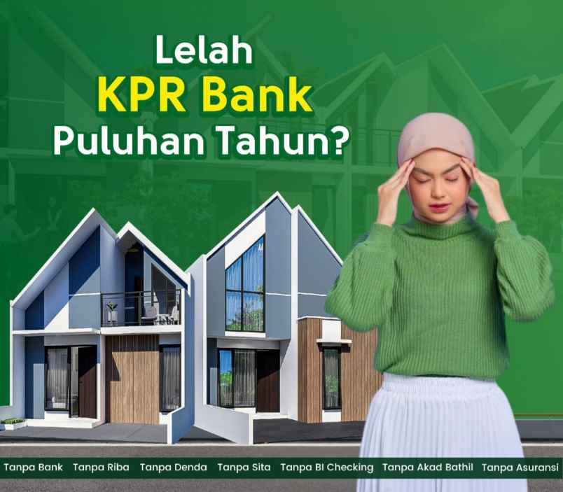 rumah cinangka sawangan depok kpr syariah tanpa riba