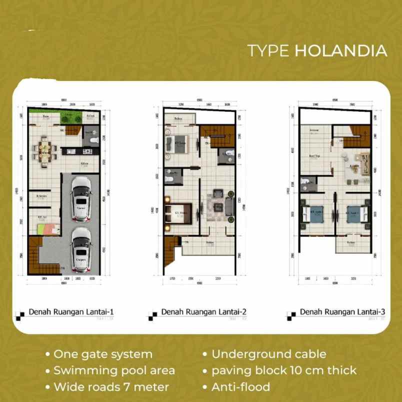 rumah cluster 2 8 milyar di jagakarsa jakarta selatan