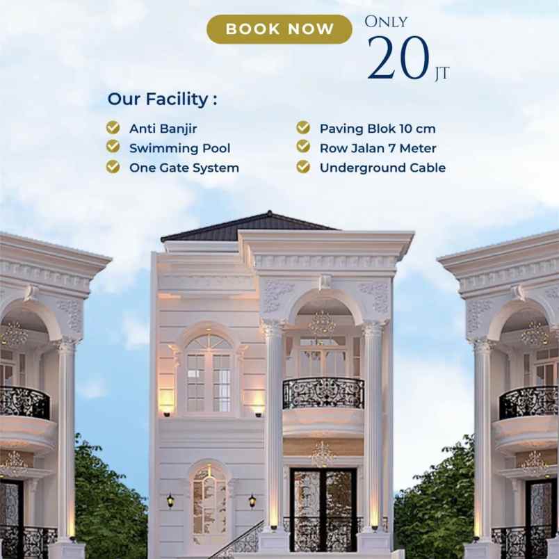 rumah cluster 2 8 milyar di jagakarsa jakarta selatan