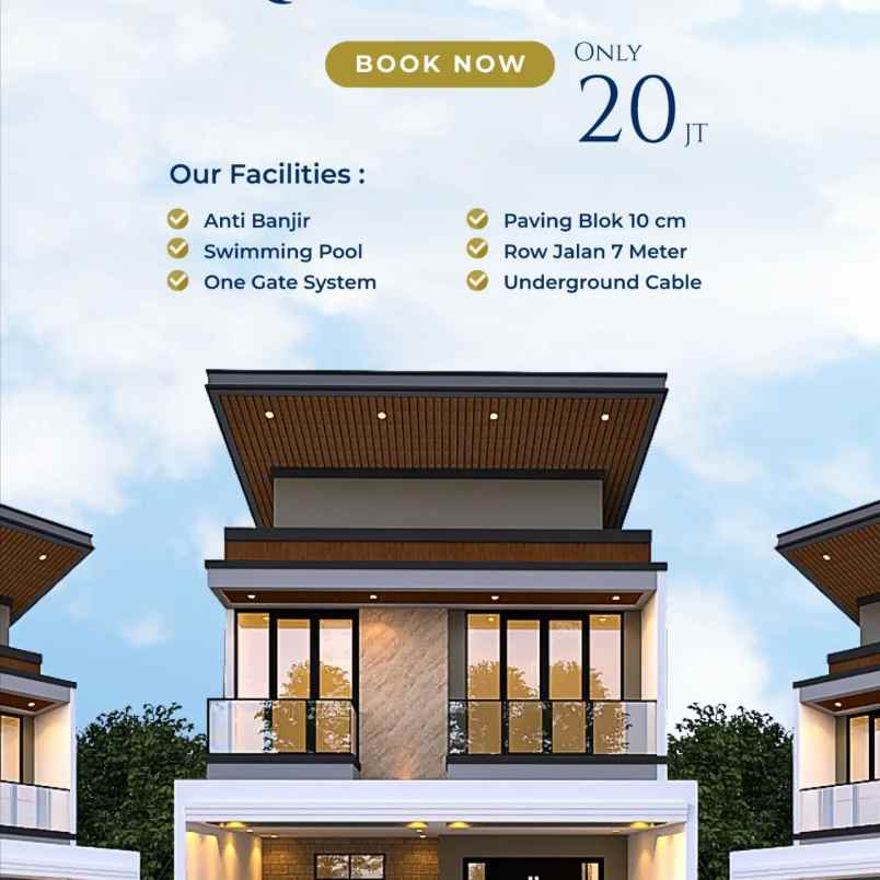 rumah cluster 2 8 milyar di jagakarsa jakarta selatan