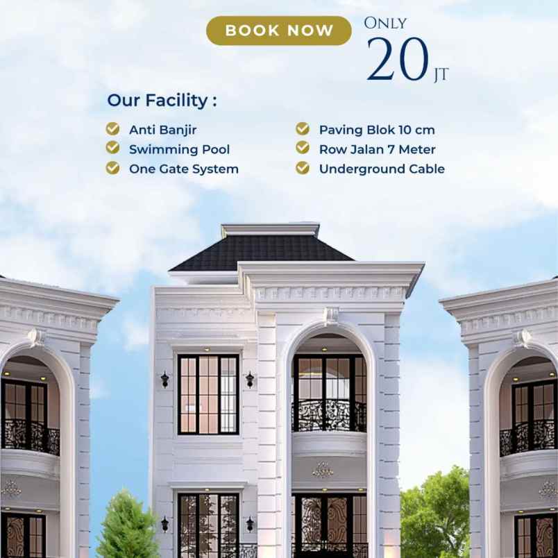 rumah cluster 2 8 milyar di jagakarsa jakarta selatan