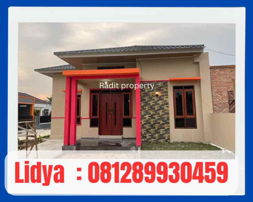 rumah di arengka type 60 sangat bagus