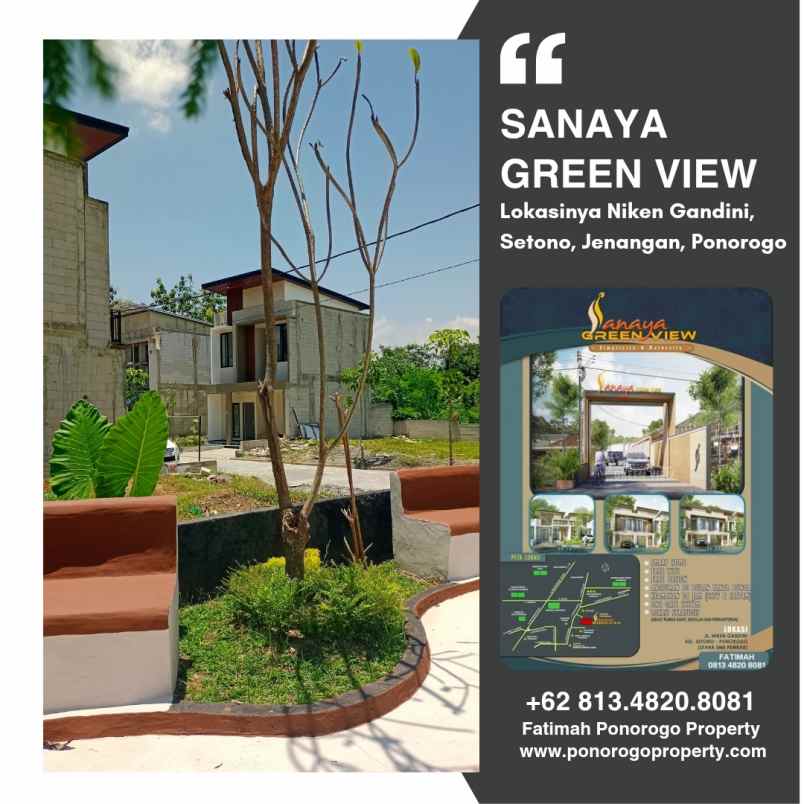 rumah dijual 2 lantai syariah ponorogo