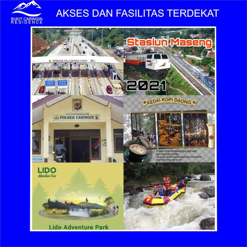 rumah dp 0 dan 5 menit tol caringin bogor