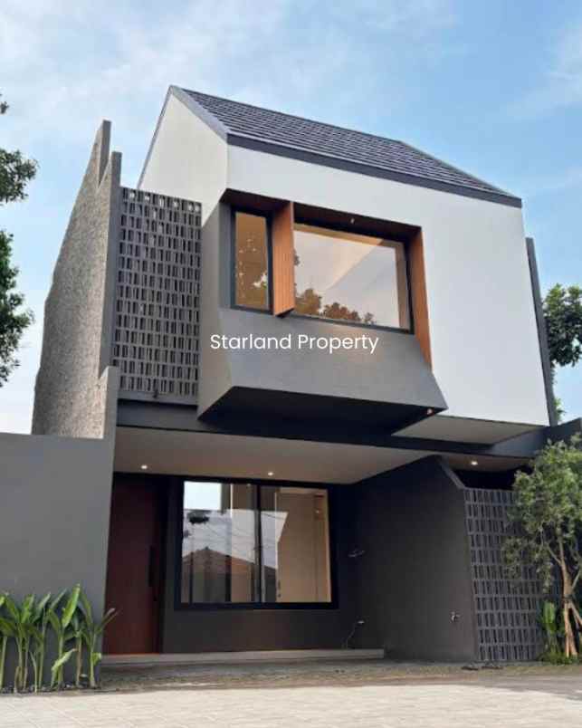 rumah full bata merah modern house di ciputat tangsel
