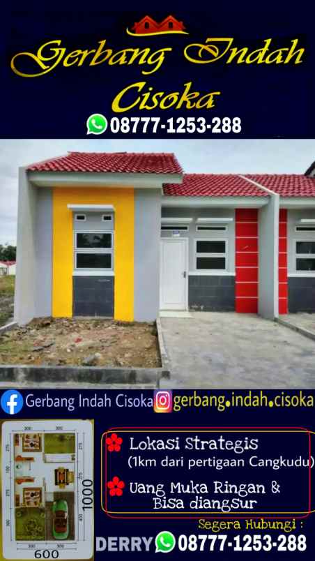 rumah jalan raya cangkudu