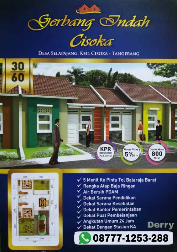 rumah jalan raya cangkudu