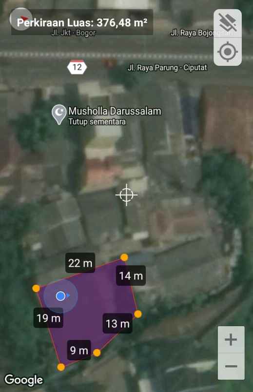 rumah jln raya parung ciputat