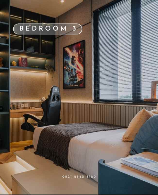 rumah mewah dengan lift di kawasan terlengkap depok