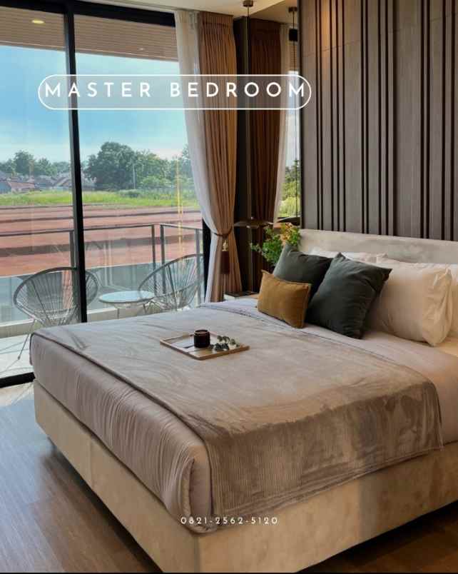 rumah mewah dengan lift di kawasan terlengkap depok