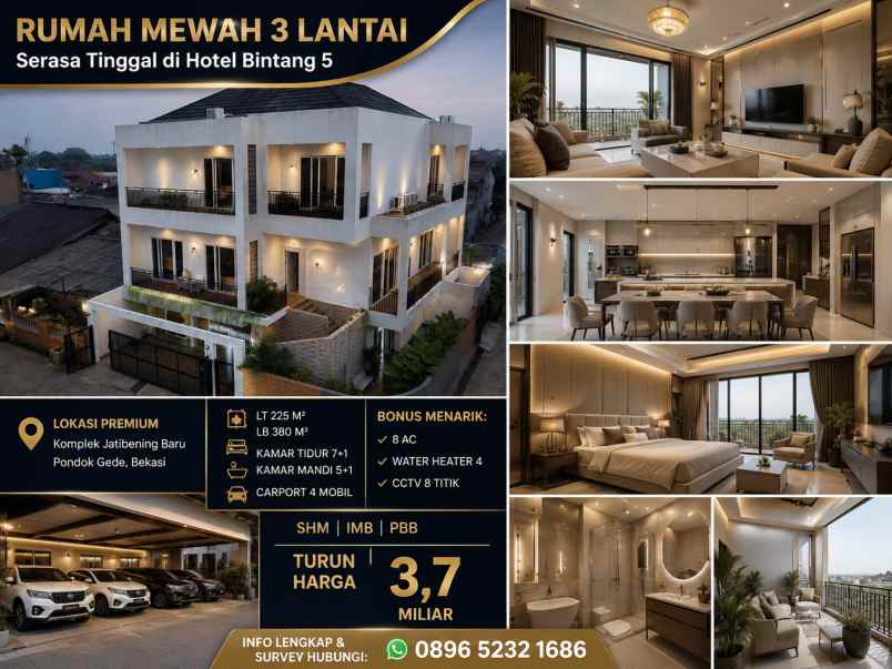 rumah mewah serasa hotel bintang 5 jatibening bekasi