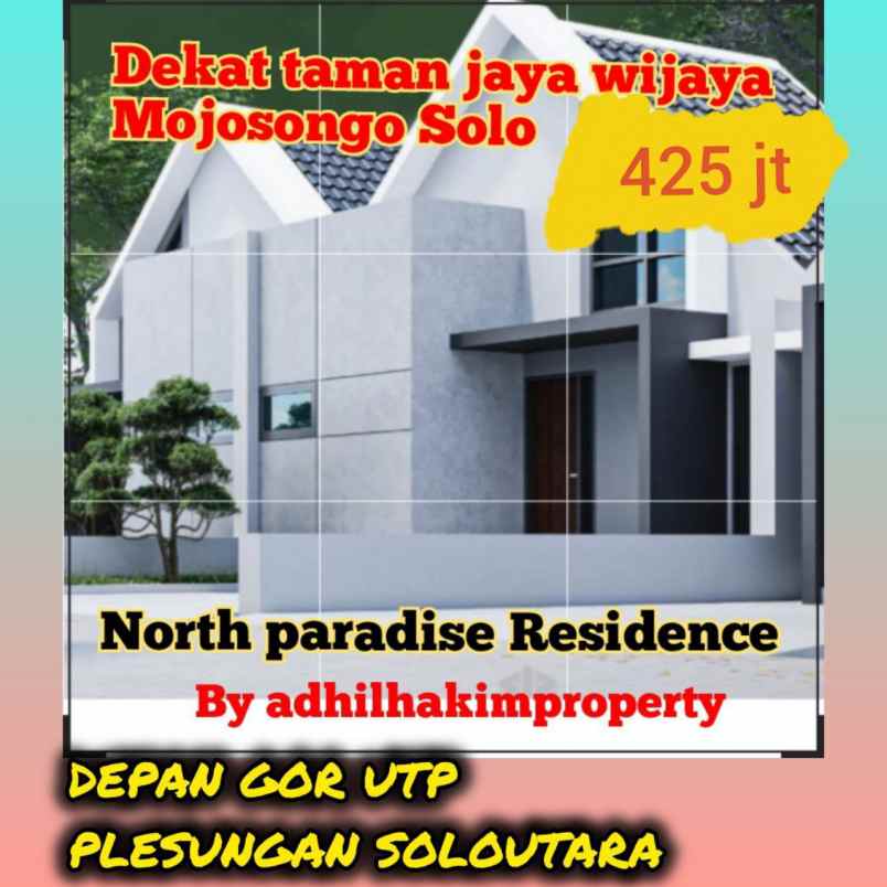 rumah milenial dekat taman jayawijaya mojosongo solo