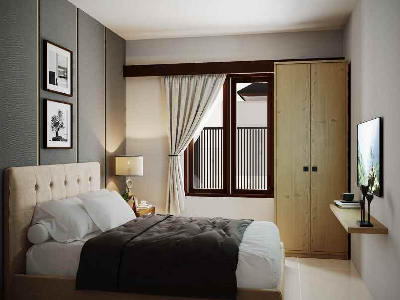 rumah modern minimalis di benoa dekat pantai pandawa