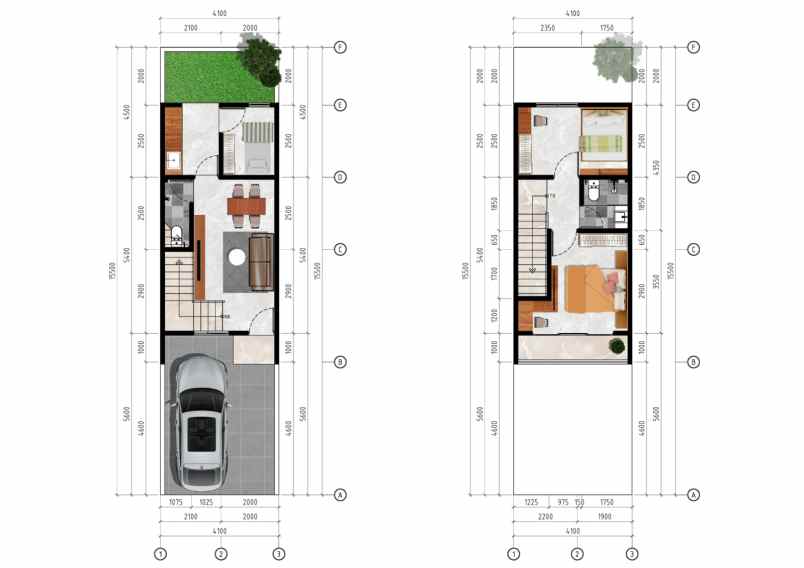 rumah murah 2 lantai dekat tol komsen jatiasih