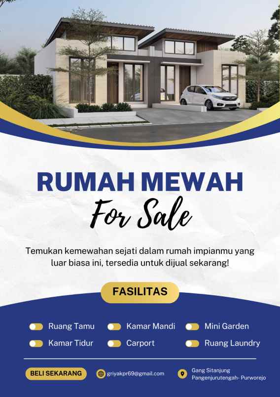 rumah murah tengah kota for sale