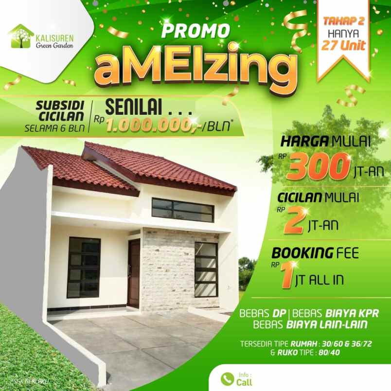 rumah naturalis kalisuren green garden