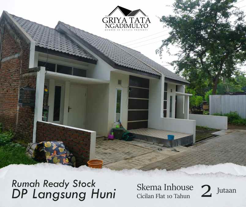 rumah pandaan murah dp langsung dapat unit