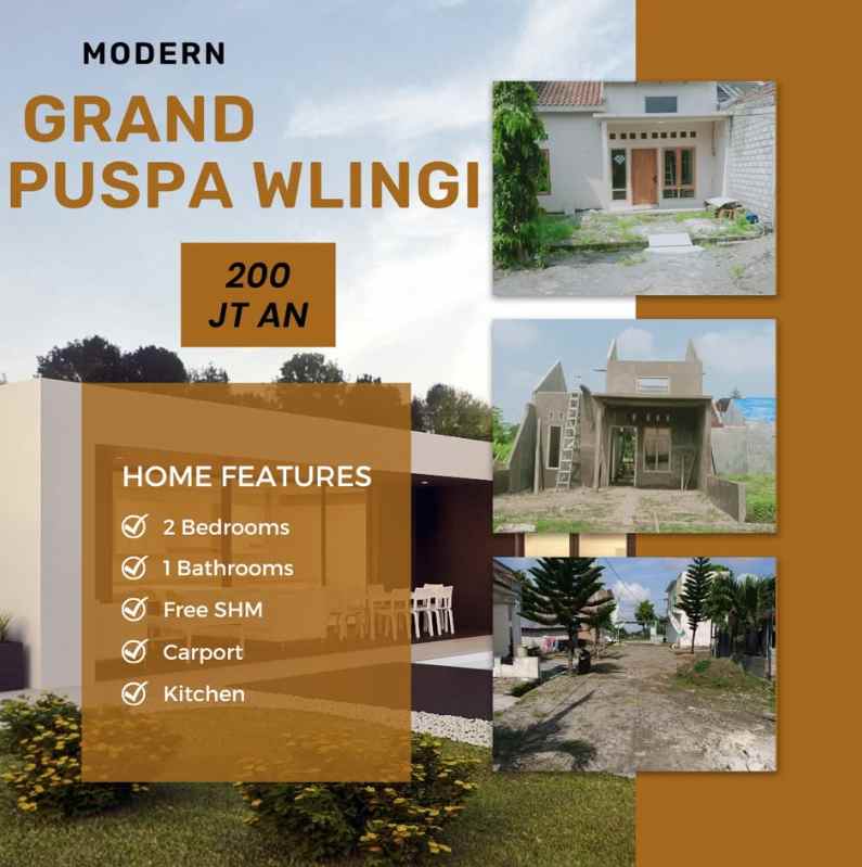 rumah wlingi dekat stasiun wlingi 200 juta an