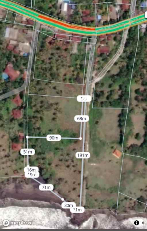 tanah beach front pantai balian tabanan bali