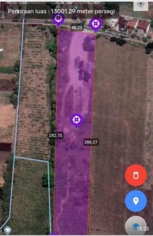 tanah industri di jl raya mojokerto