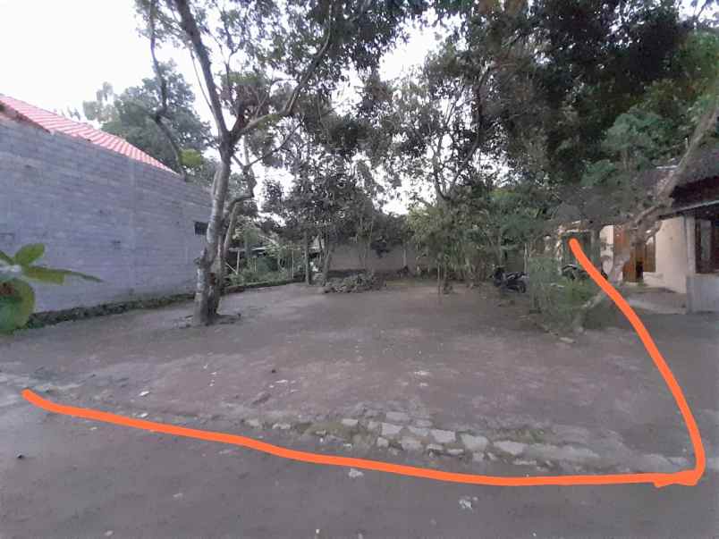 tanah jogja bonus rumah timur pasar godean ld 12 m