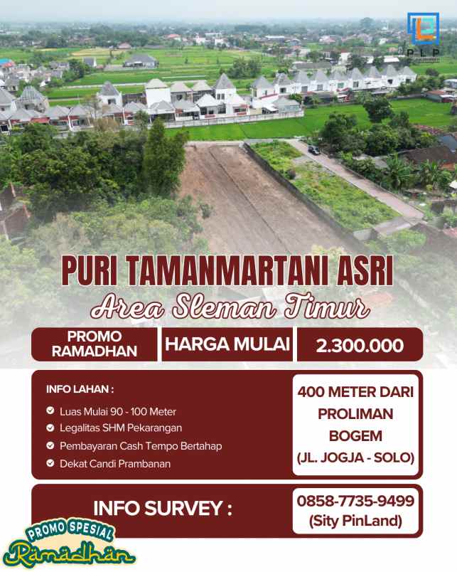 tanah kavling 400 meter dari proliman bogem kalasan