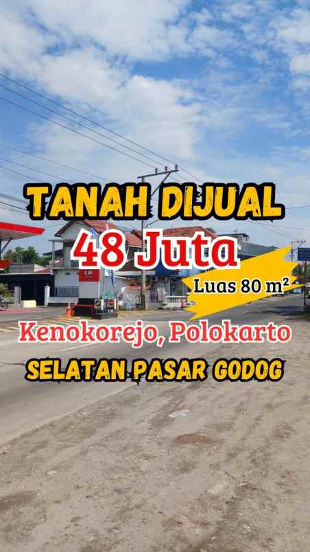 tanah murah kenokorejo polokarto